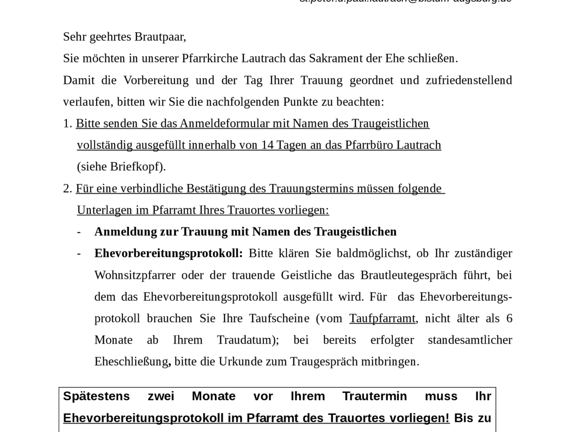 Anschreiben
