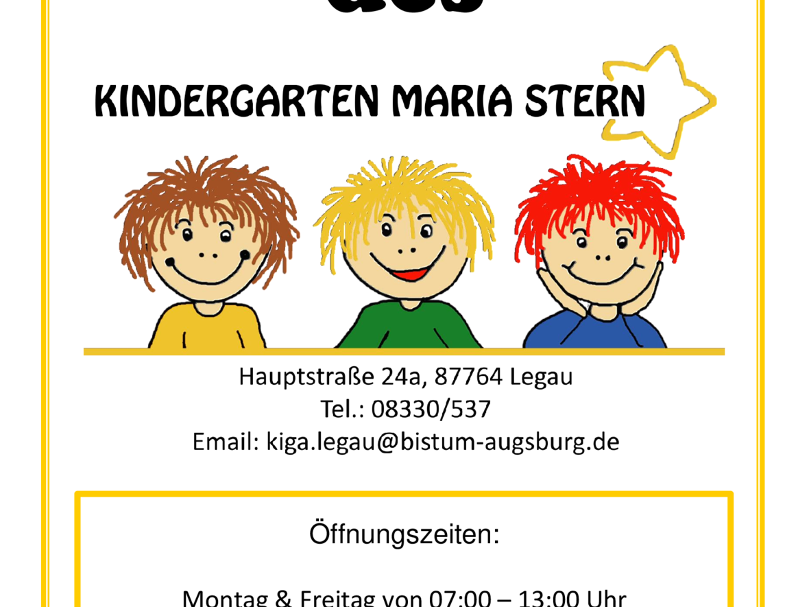 Konzeption Kindergarten Maria Stern - 10. Auflage 2025 - mit Deckblatt