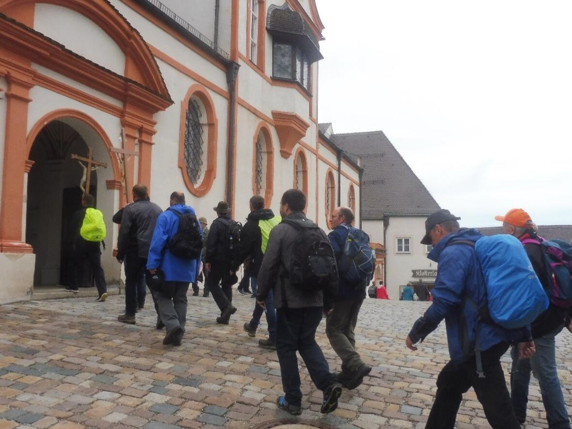 Ankunft in Andechs