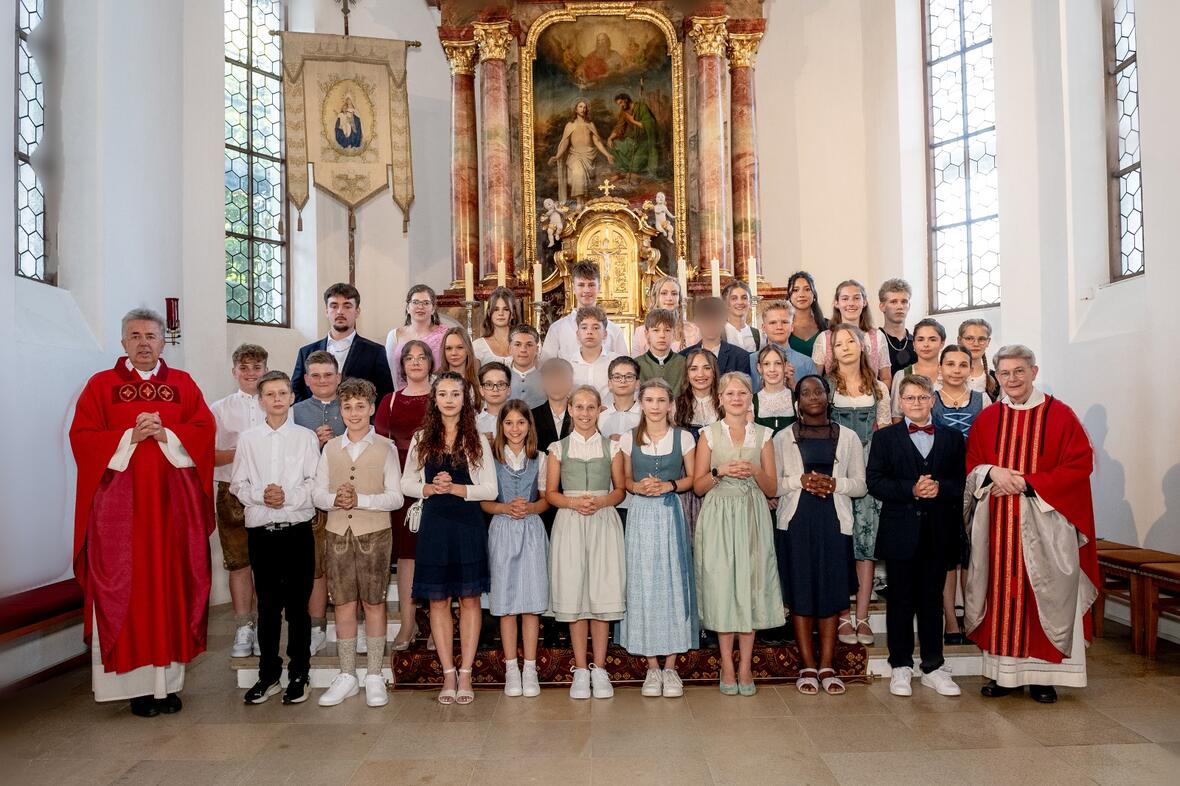 Firmung in St. Johannes Baptist  Althegnenberg