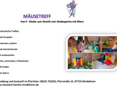 Plakat Mäusetreff